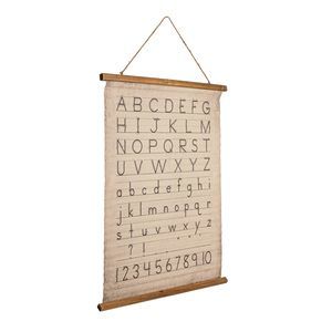 Alphabet & Numbers Wall Décor🐻